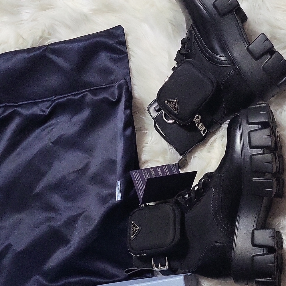 Prada nylon boots